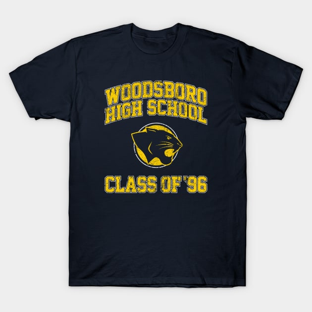 Woodsboro High School Class of 96 T-Shirt by huckblade